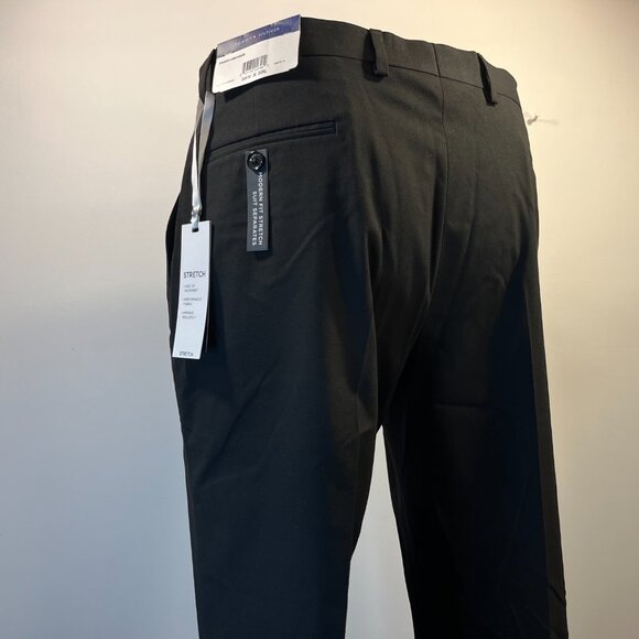 M101 Tommy Hilfiger Men's Stretch Modern Fit Suit Separates Black Pants - NWT - Picture 4 of 11